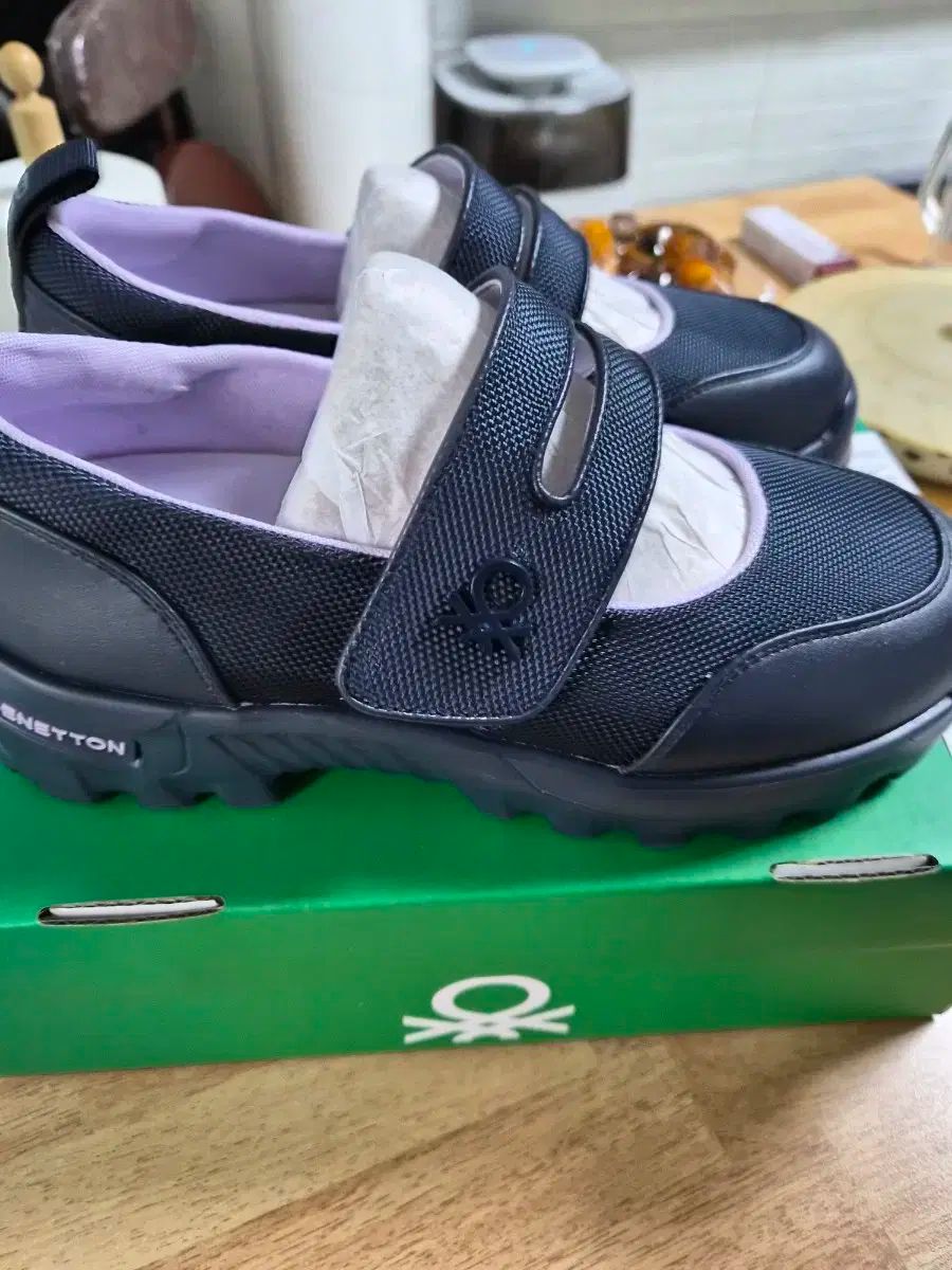 ベネトン メリージェーン スニーカー ネイビー レディース靴 230