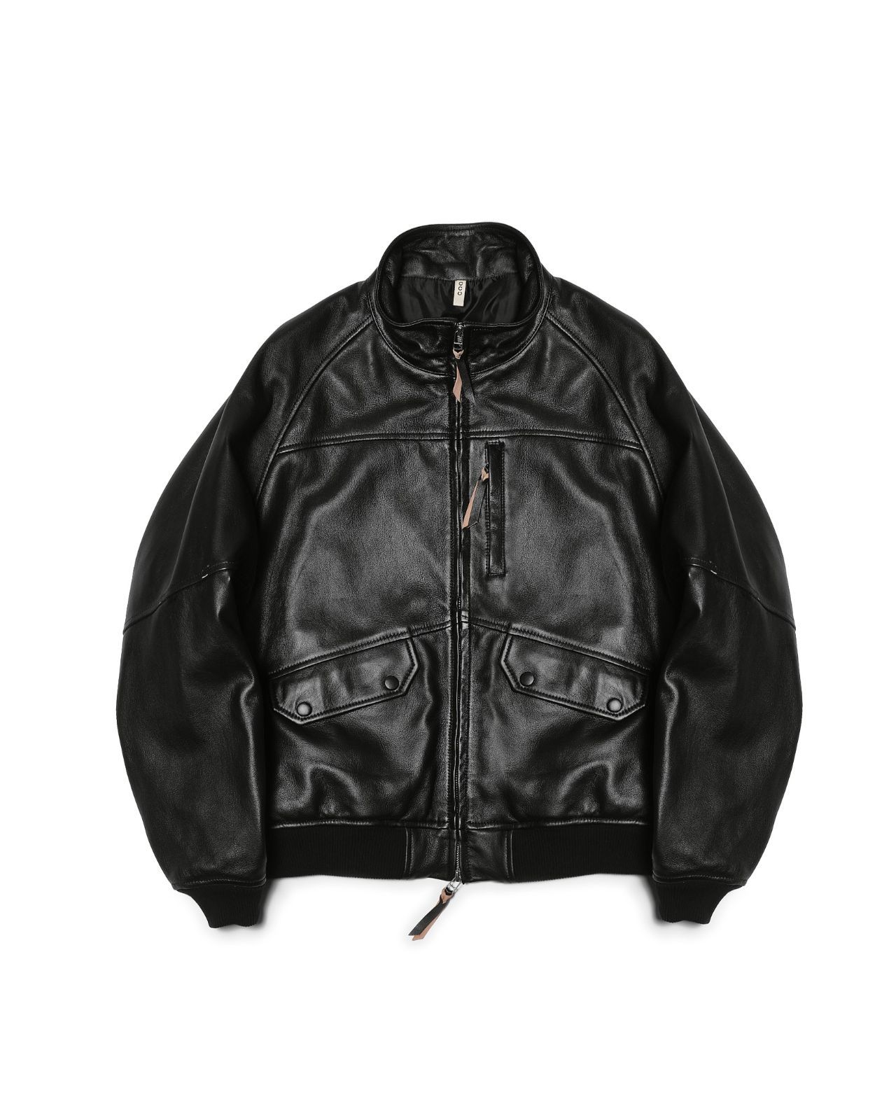 CCU シープレザー　 ハンティングジャケット CCU シーシーユー HIGH NECK BLOUSON SHEEP LEATHER ハイネック