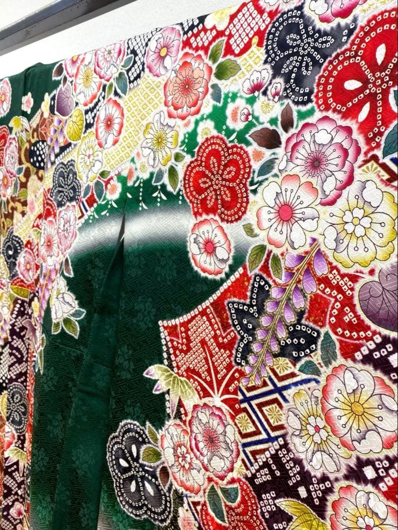 振袖 豪華 紋意匠 辻が花 身丈165cm - メルカリ