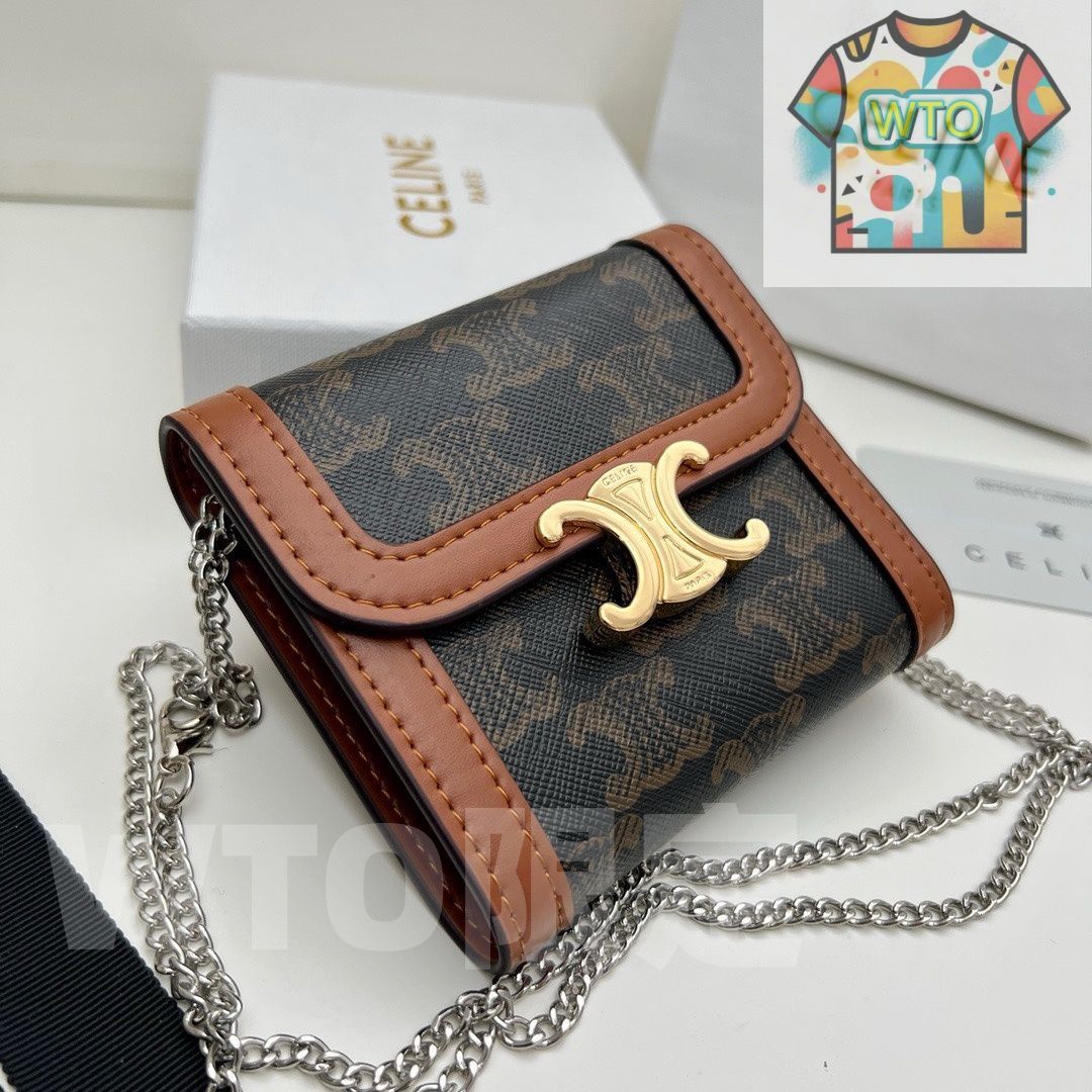 美品】 CELINE デニム トリオンフ 長財布 w3 CELINE 中古