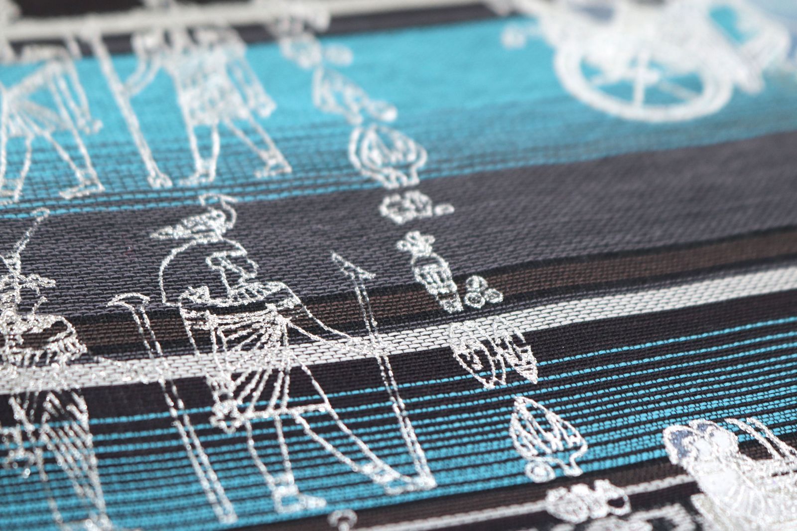 ona4515 日本の名工 和田光正 金彩 友禅 西陣織 九寸 名古屋帯