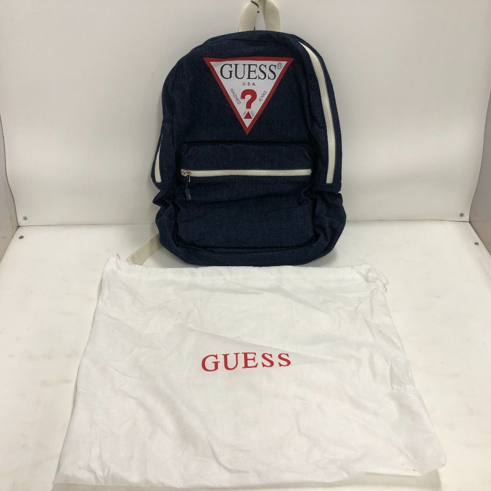 02w14962 ゲス Guess デニムリュック インディゴ 中国製