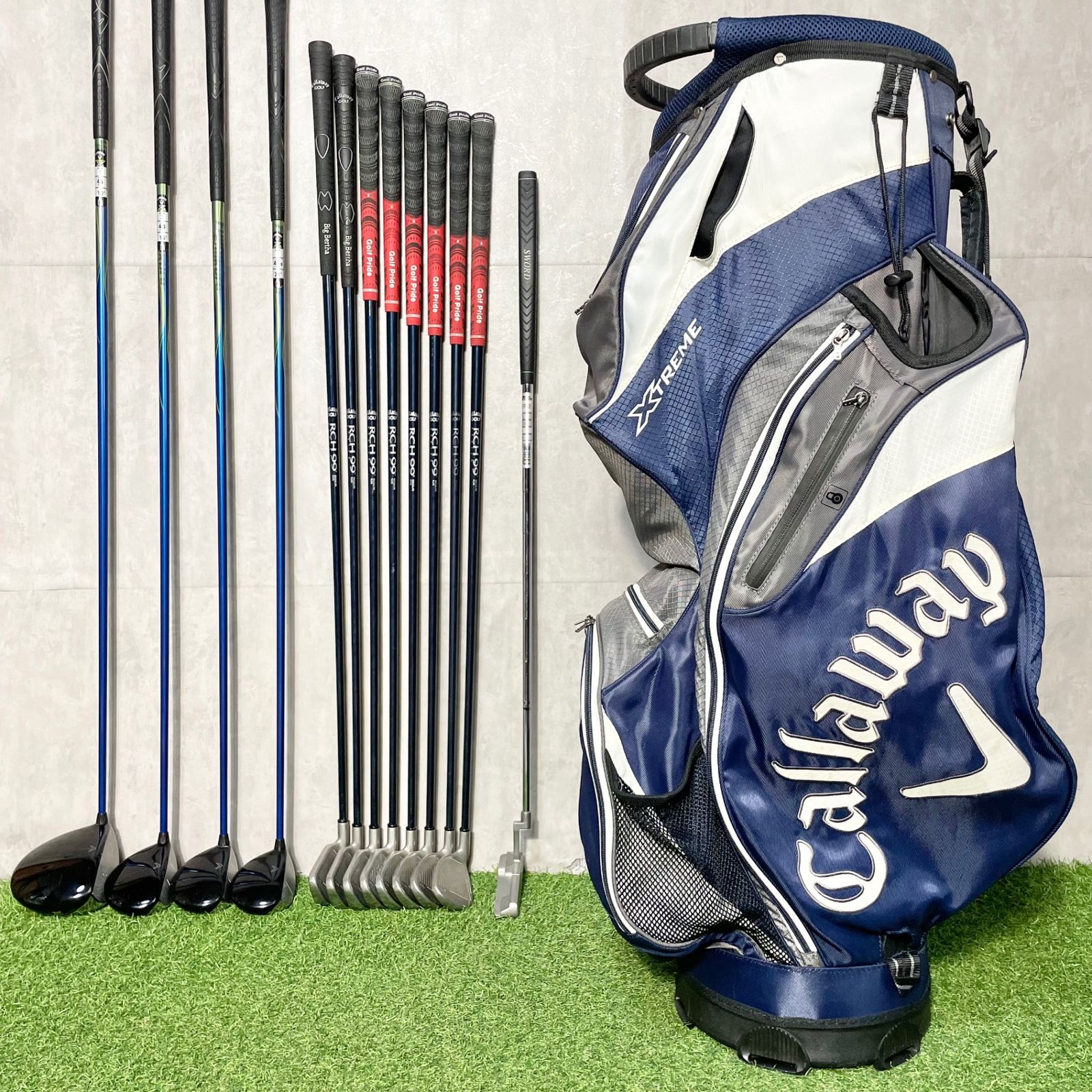 Callaway Golf - 【豪華13本】Callaway HYPER X キャロウェイ ハイパーX ゴルフクラブセット メンズ R 13本 右 大人気モデル キャディバッグ付き 送料無料 豪華13本】Callaway HYPER X キャロウェイ ハイパーX ゴルフ
