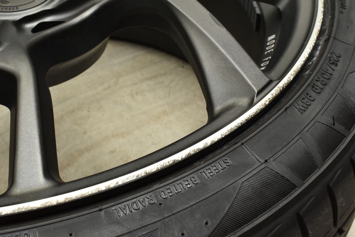 【鍛造1ピース】RAYS VERSUS MODE FORGED C-01 19in 8.5J +43 PCD114.3 トーヨー プロクセス FD1 225/40R19 レクサス IS GS クラウン ノア