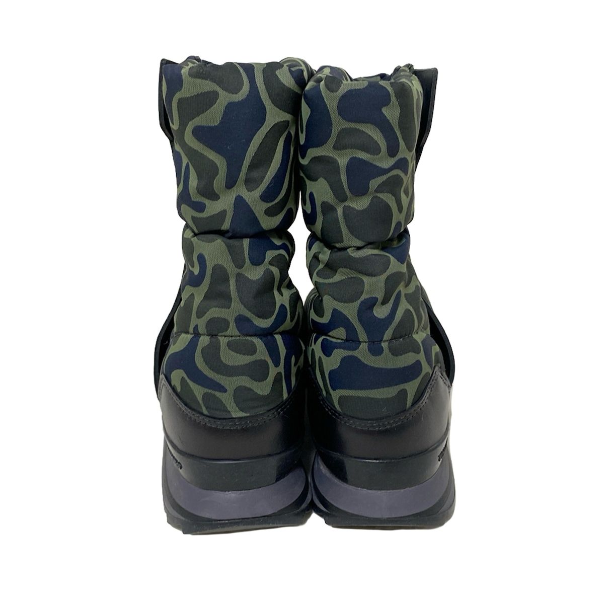Y-3(ワイスリー) ショートブーツ 24 レディース - カーキ×黒×マルチ 