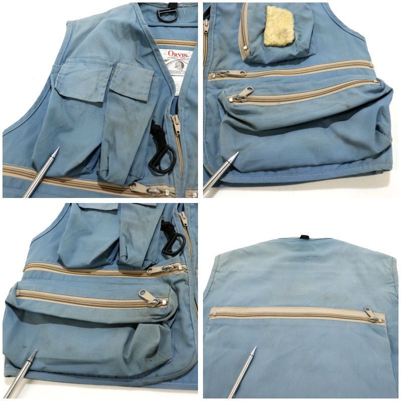 80s 90s ORVIS フィッシングベスト 短丈 vintage古着　USA 641cf9f8b411c4e163d7e77a4abbc8