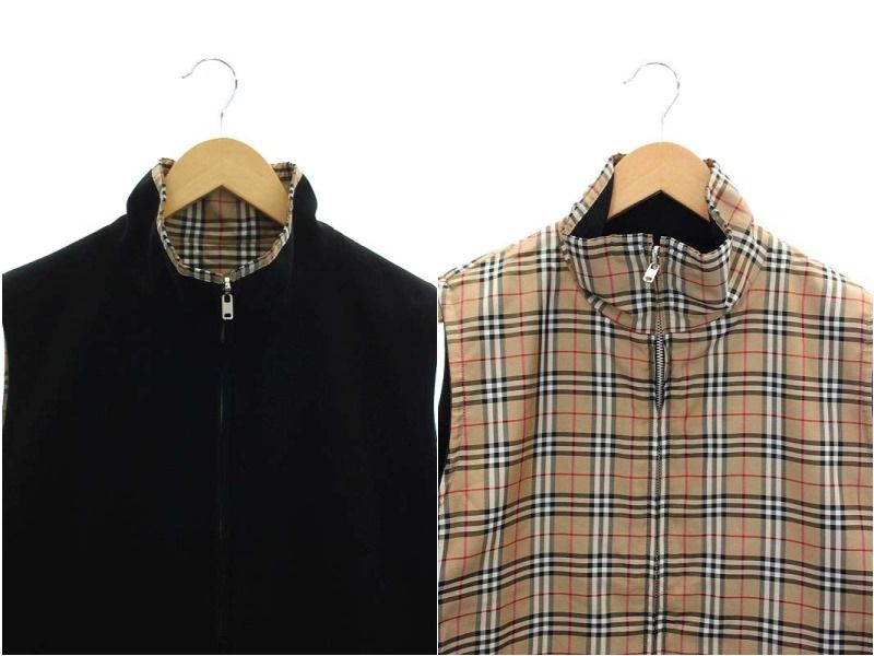 バーバリーゴルフ BURBERRY GOLF ノバチェック リバーシブルベスト