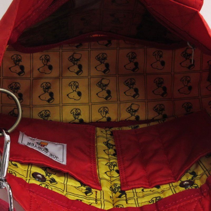 『美品』JOE PORTER スヌーピー ピーナッツ トートバッグ レッド ポーター PORTER 吉田カバン JOE PORTER × ピーナッツ PEANUTS