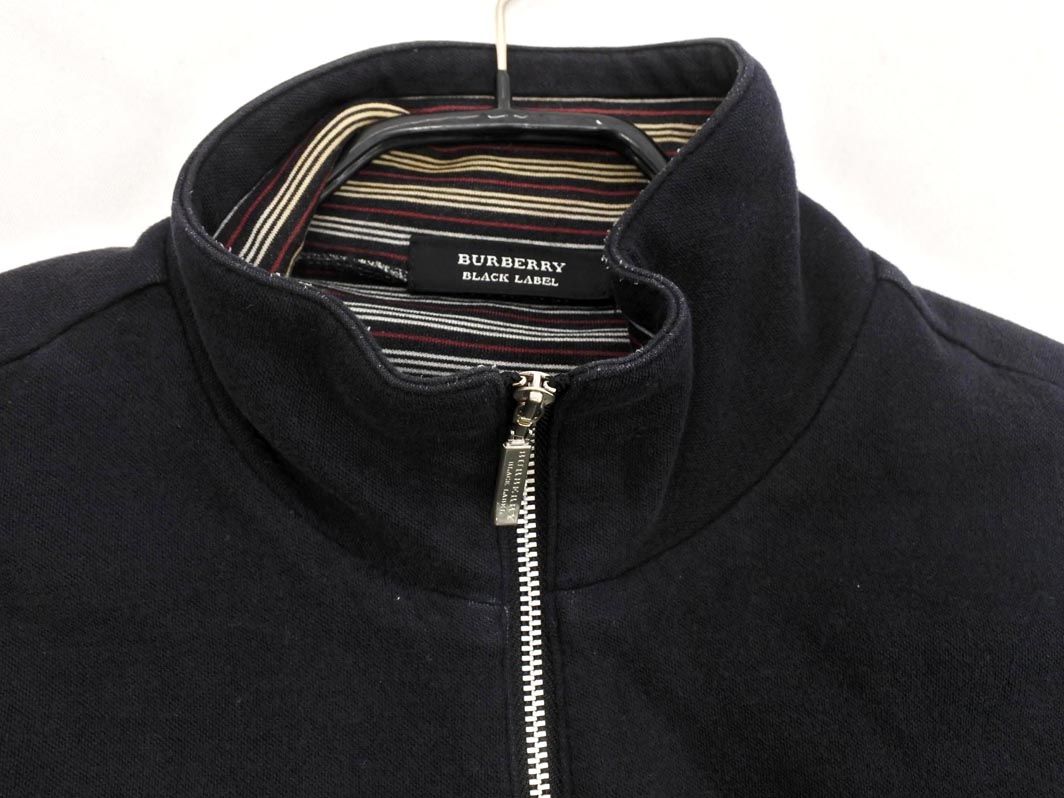 バーバリーブラックレーベル　セーター　ジッパーカーディガン BURBERRY バーバリー BLACK LABEL ブラックレーベル ジップ