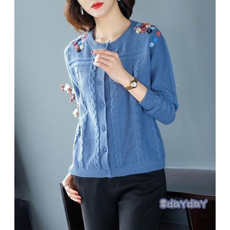美品 22AW Weekend Max Mara ウィークエンドマックスマーラ FIORIRE パッチワークパターン ニット カーディガン M マルチカラー レディース 古着 中古 Max Mara - 美品 22AW Weekend Max Mara ウィークエンドマックス