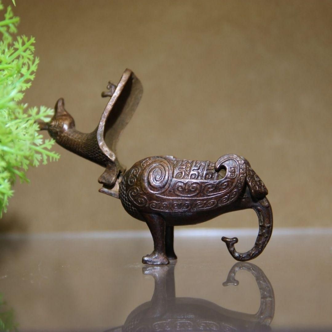 銅器 十二支 茶台茶寵 文鎮 書斎 博古架 装飾品 工芸品 置物 銅器 神獣 茶台 茶寵 文鎮 文房具 手把件 掌中握財 装飾品 工芸