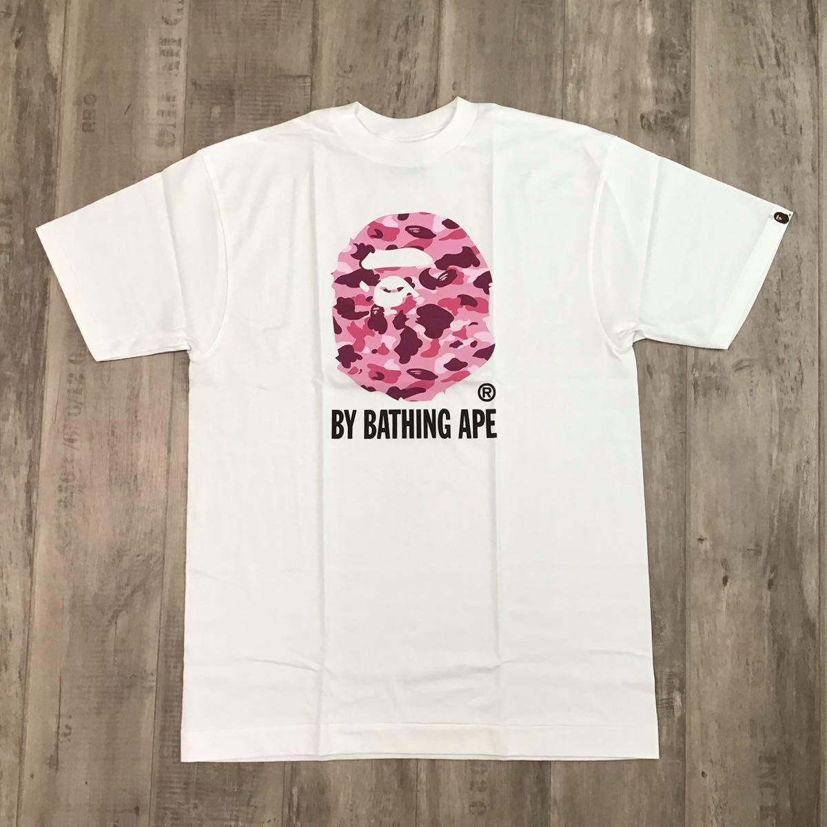 ☆新品☆ Pink camo APE HEAD Tシャツ Lサイズ a bathing ape BAPE