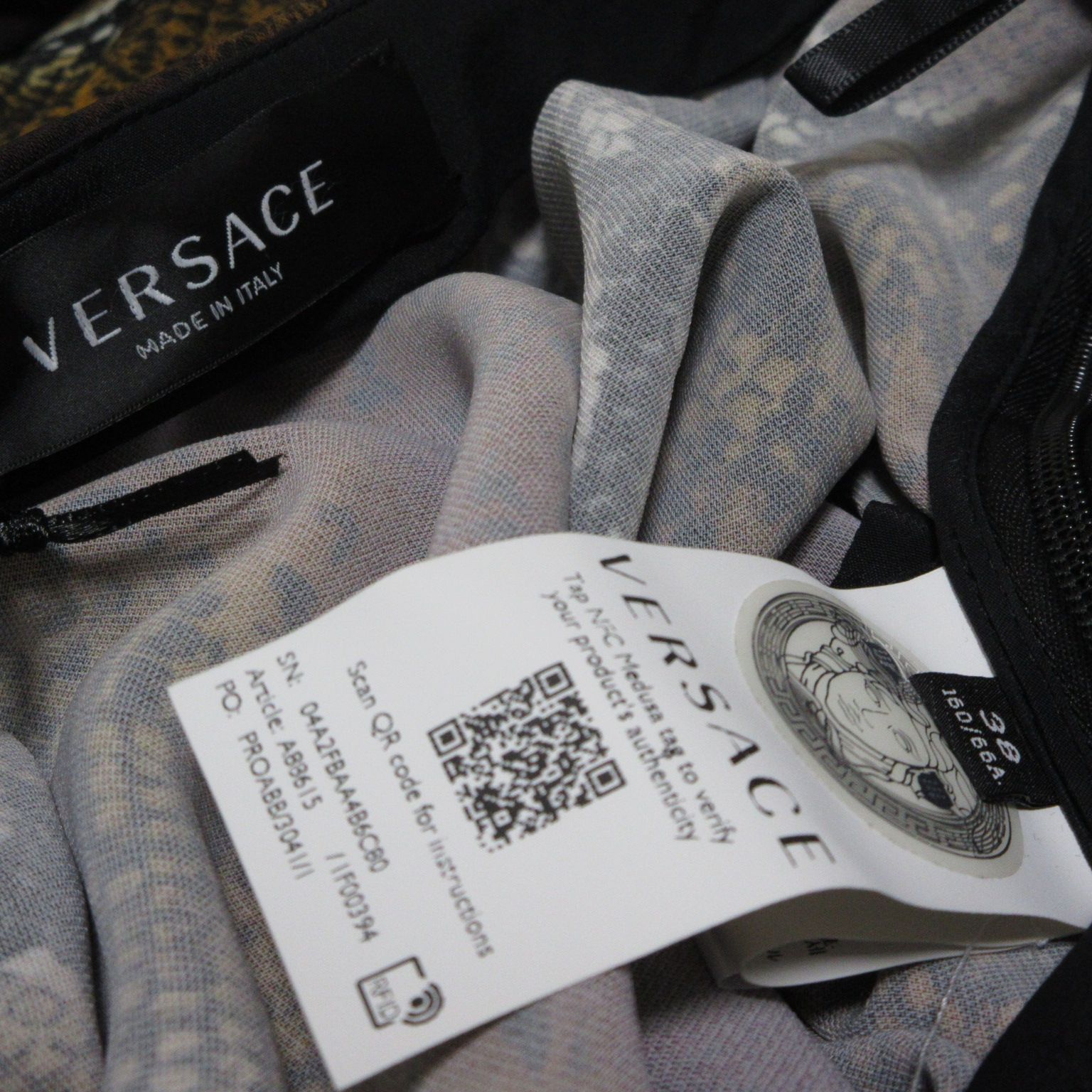 ヴェルサーチ　VERSACE　ニットスカート 38 90_1004222-