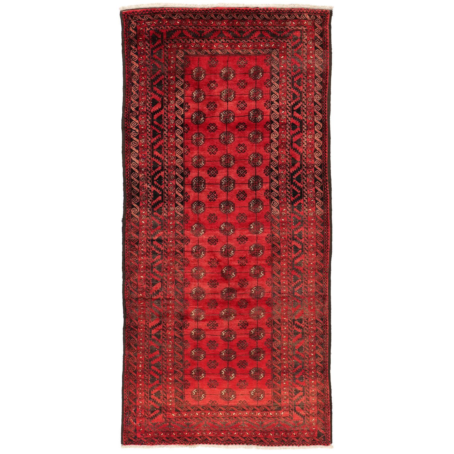 ファリマン 1960年代 2920×1400mm セミアンティーク エルサリギュル 手織り - carpet-アンティークペルシャ絨毯 ヴィンテージラグ専門店 送料無料