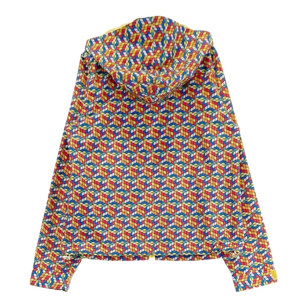 サイズ：2 RUSSELUNO ラッセルノ 裏メッシュ ジップパーカー 総柄