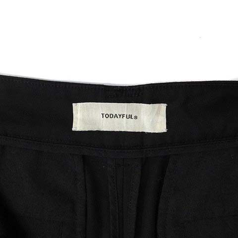 トゥデイフル TODAYFUL 2025FW ライトウェイト タック トラウザー パンツ Lightweight Tuck Trousers ブラック 黒 36 12520704 DECORATOM_COM_BR