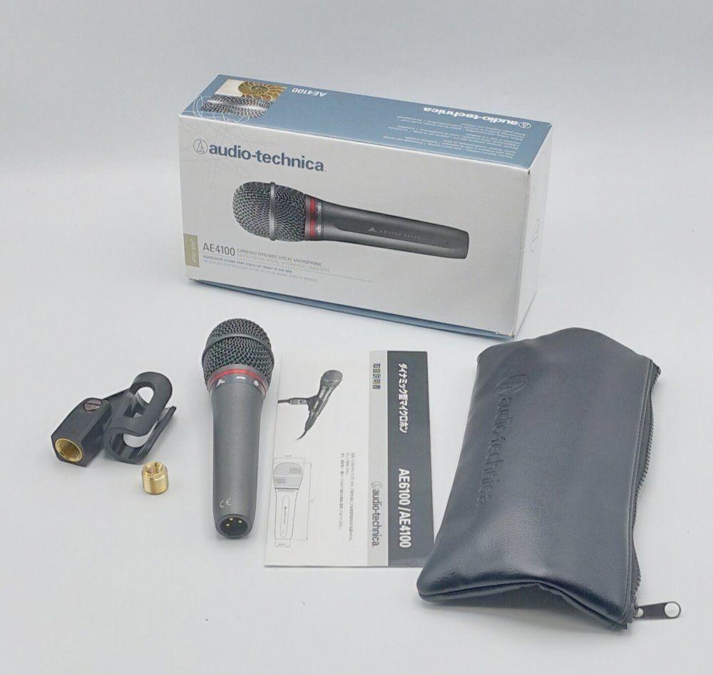 ダイナミックマイク Audio technica AE4100 純正ケース付き AE4100｜マイクロホン：ダイナミックマイク｜オーディオテクニカ