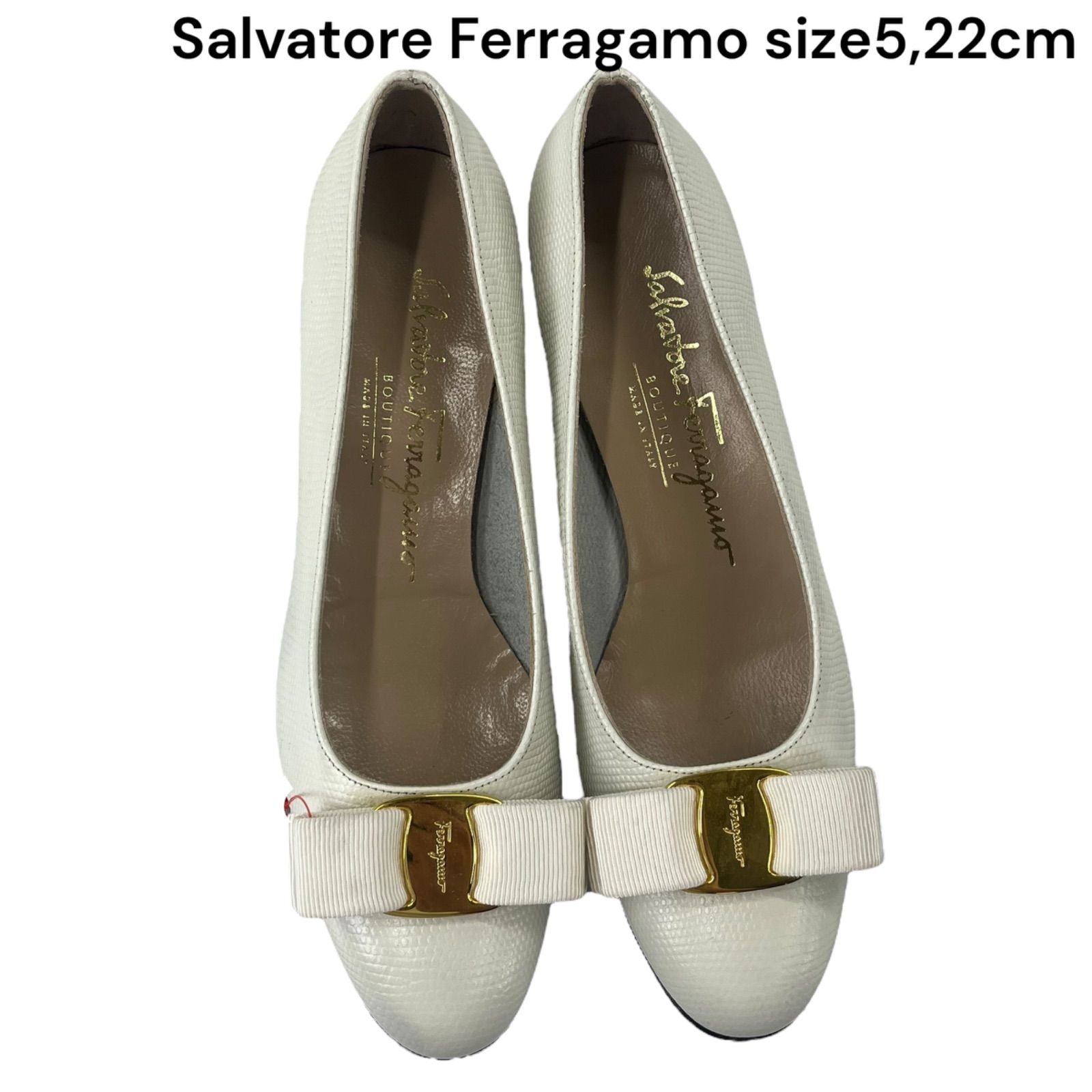 【美品】フェラガモ パンプス ヴァラ VARA 5 1/2 B ヴァラ - ウィメンズ | Ferragamo
