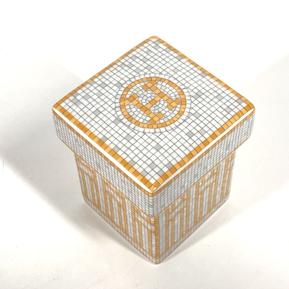 HERMES モザイク 24 ゴールド PM小物入れ 陶器 - メルカリ