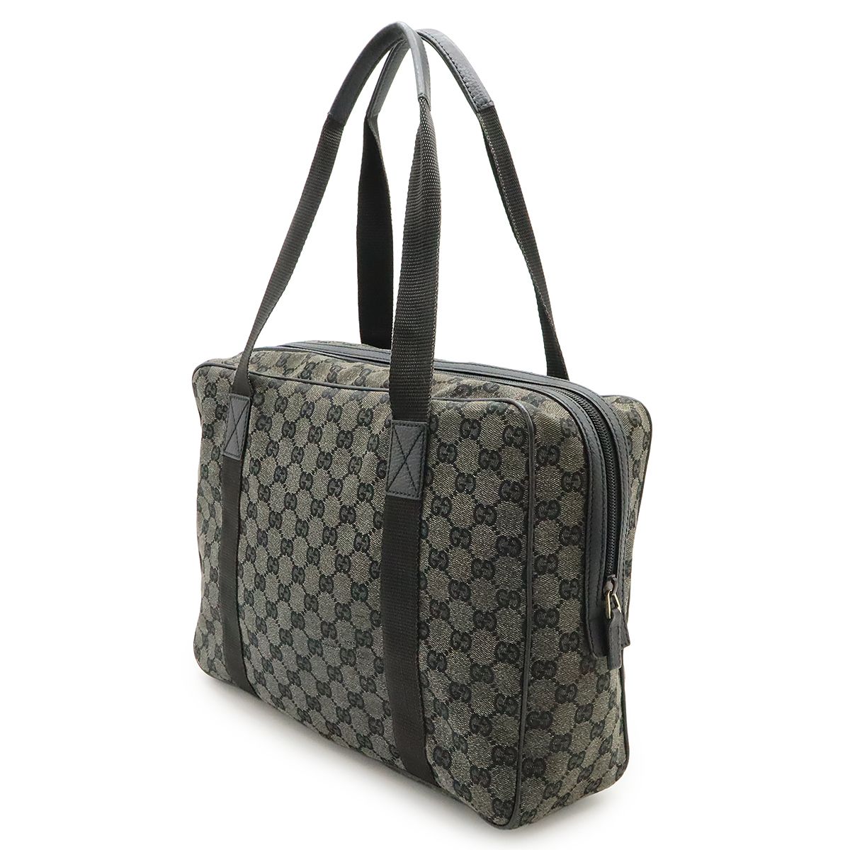 グッチ　トートバッグ　GGキャンバス　ハンドバッグ　肩掛け可　大容量　グレー　黒 楽天市場】【バッグ】GUCCI グッチ GGキャンバス トートバッグ