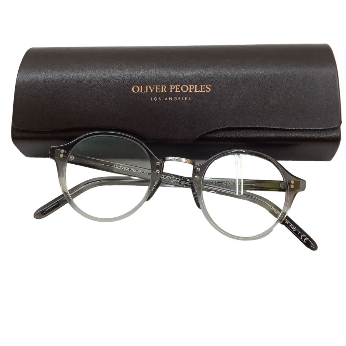 OLIVER PEOPLES オリバーピープルズ 伊達メガネ アイウェア ケース付き グレー