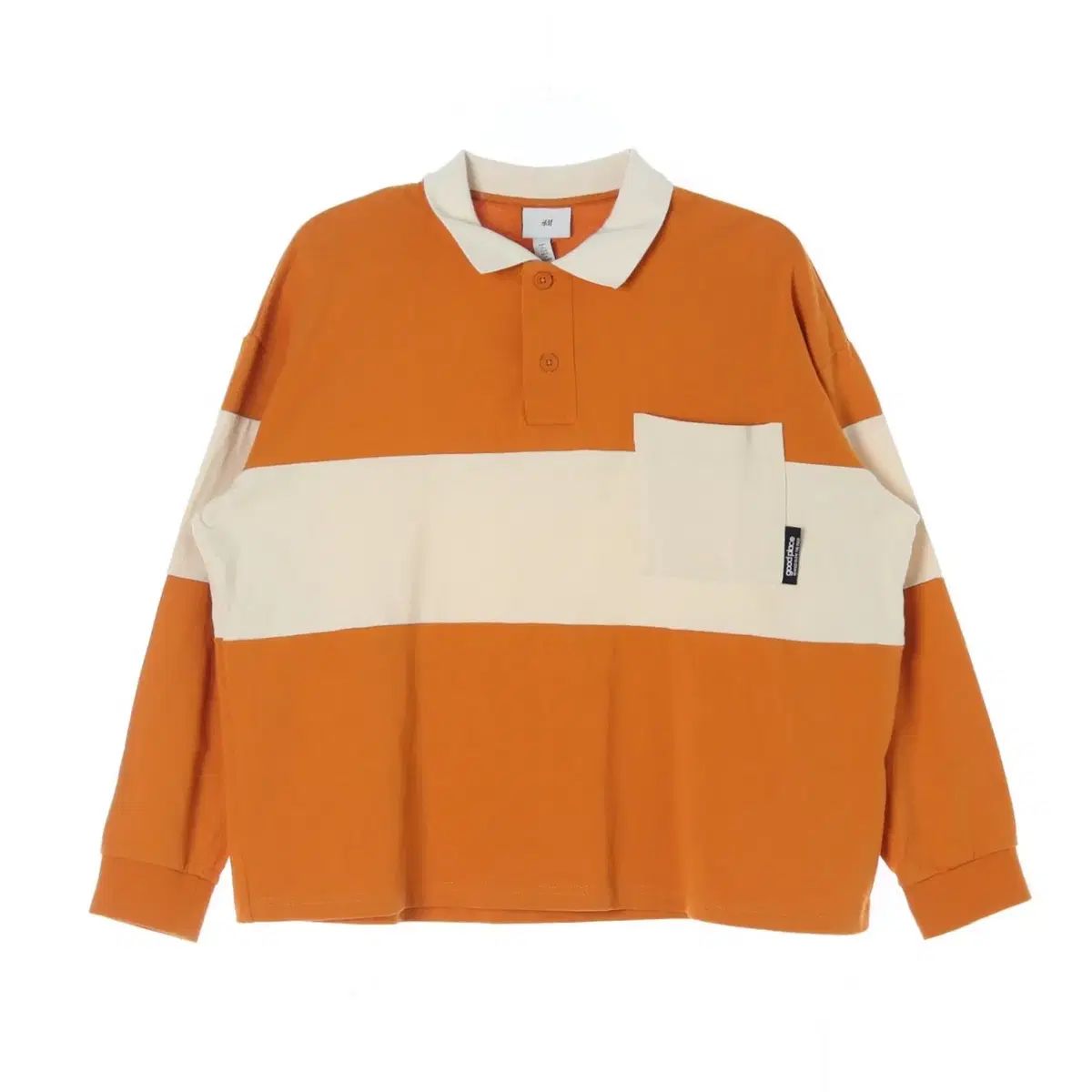 XL H ＆ m Hu0026M(エイチアンドエム) ラグビー 長袖 ポロ カラー Tシャツ