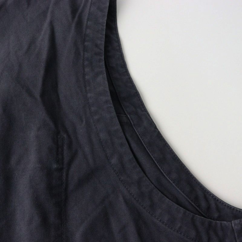 2025AW ジャーナルスタンダードラックス journal standard luxe タックベスト|チャコールグレー ジレ 羽織り コットン 2400014547641 HRDEVELOPMENT_JP