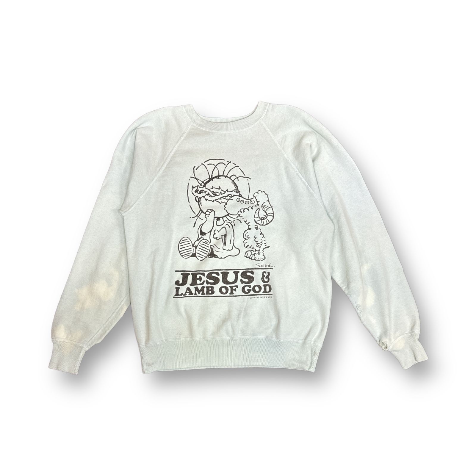 定価51700円 SAINT MICHAEL 23AW JESUS スウェット トレーナー SM-A23 