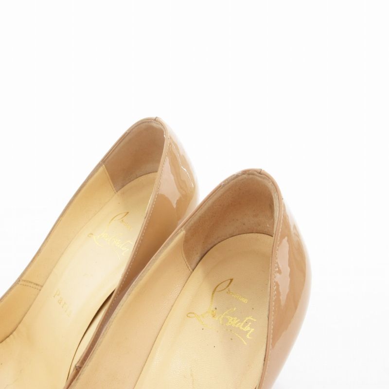 クリスチャンルブタン Christian louboutin パンプス ラウンドトゥ
