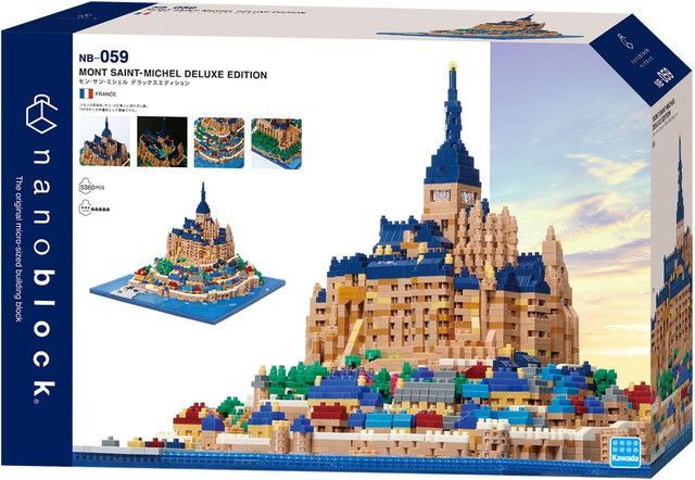 新品 ナノブロック nanoblock モン・サン・ミシェル デラックス