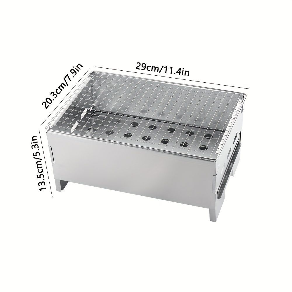 ステンレススチール製ポータブルBBQグリル