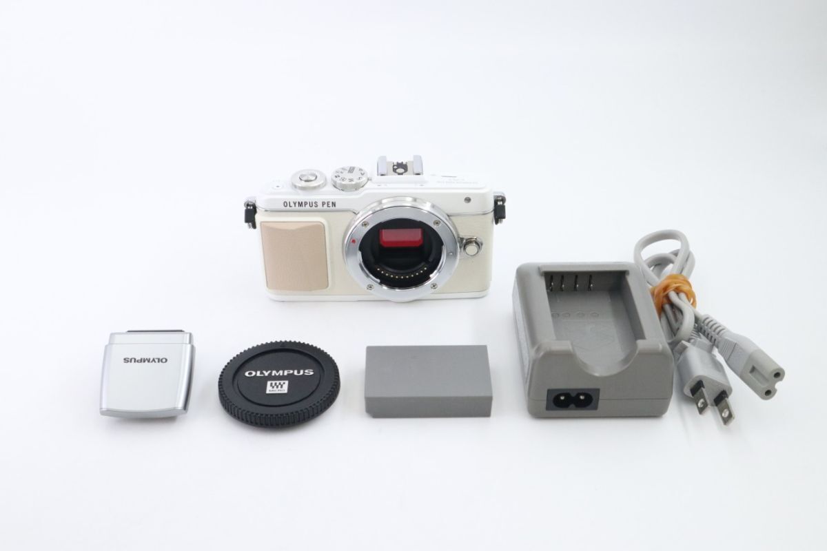 OLYMPUS PEN Lite E-PL7 ホワイトボディ オリンパス ミラーレス一眼カメラ f03070
