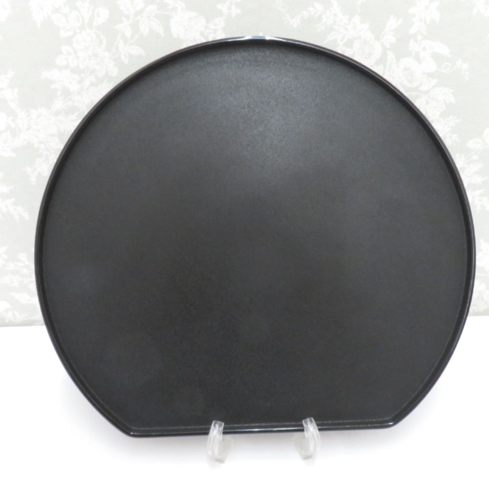 骨董 民芸品 輪島塗 卓上膳 半月膳 5枚組 お盆 トレー ランチョンマット 漆器 漆芸 能登輪島 半月型 乾漆 共箱有