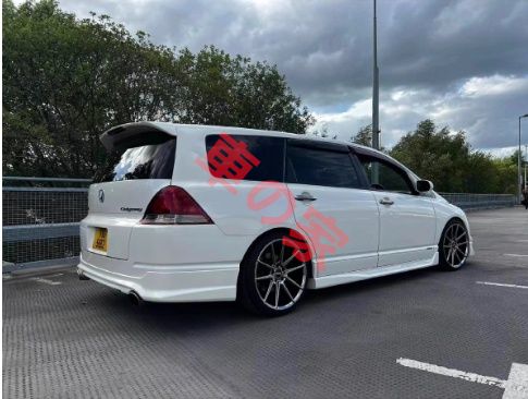 ホンダ オデッセイ RB1 大型リアウイング ABS製 パープル 2005年～2008年対応