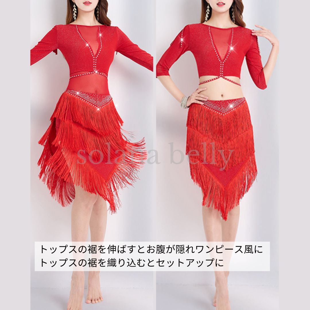 ベリーダンス レッスン着 セットアップ レオパード LW0183BK 送料無料