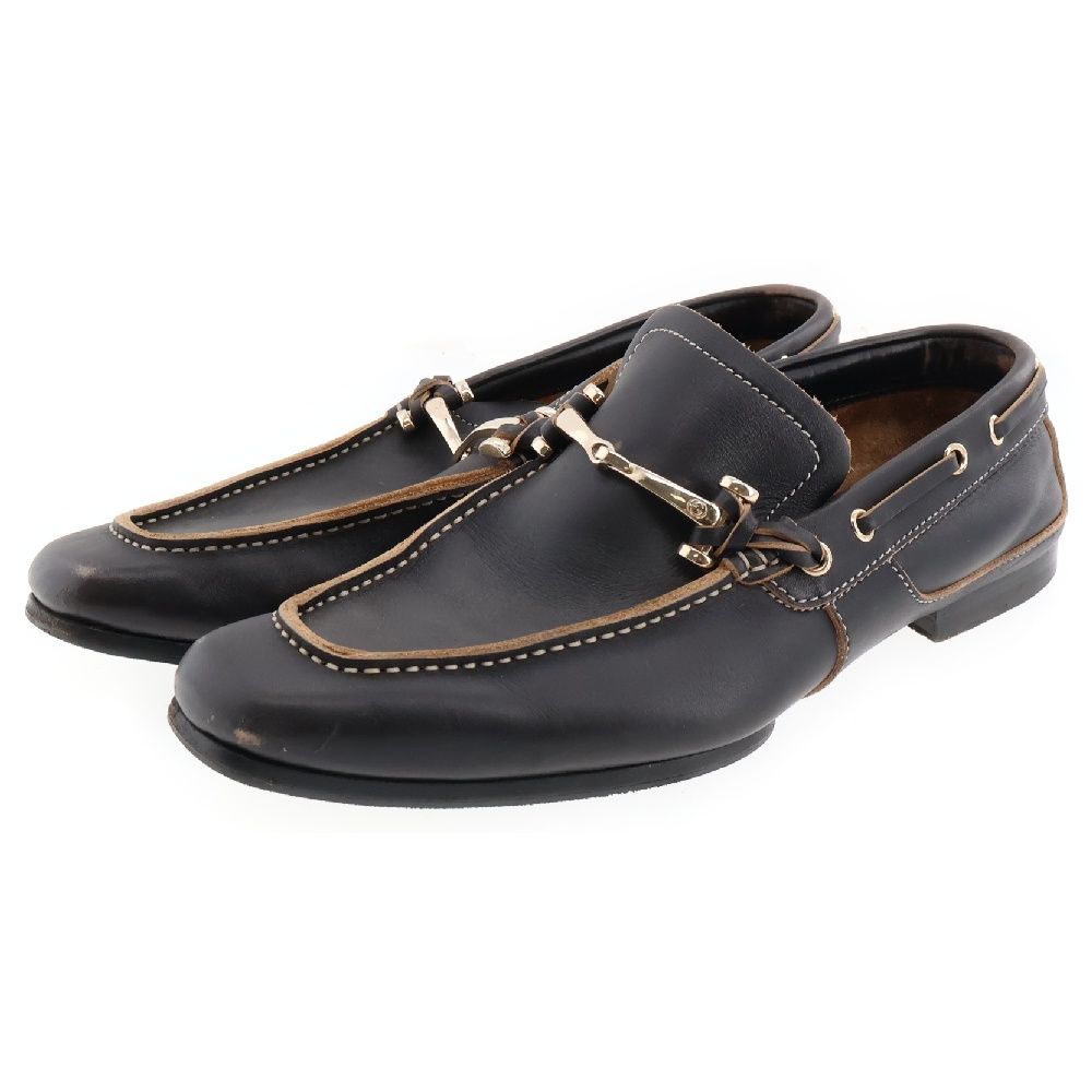 GUCCI (グッチ) ホースビットレザーローファー ローカット