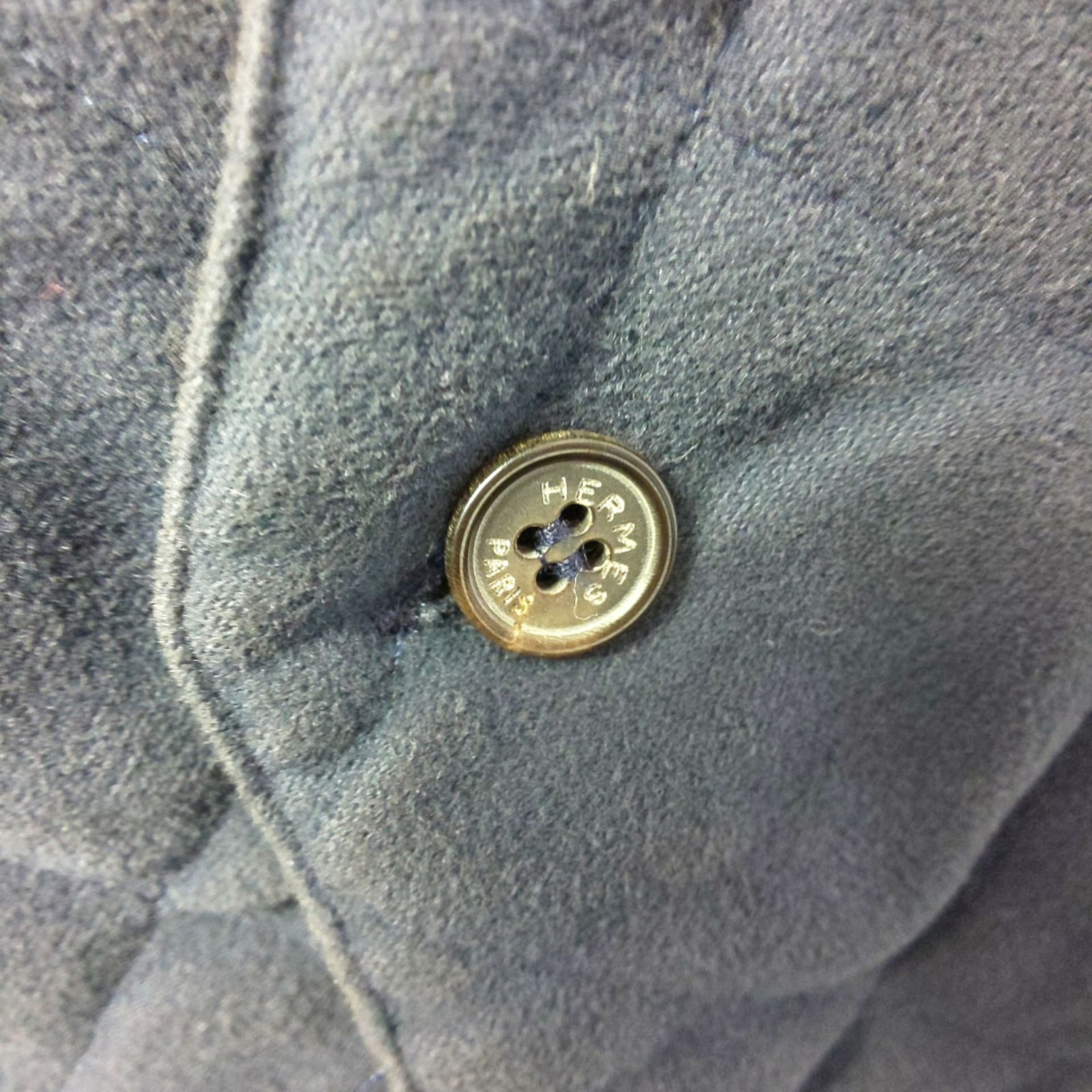 HERMES シルク　ジレ HERMES - エルメス ジレ ベスト シルク100％ 総柄 メンズ トップス