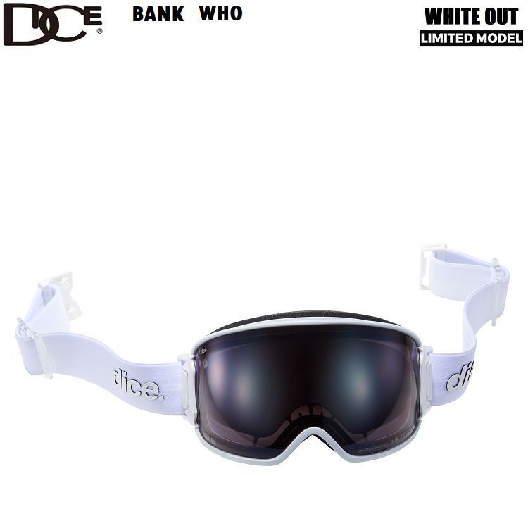 DICE GOGGLE BANK WHITE OUT LIMITED ダイス バンク ホワイトアウト