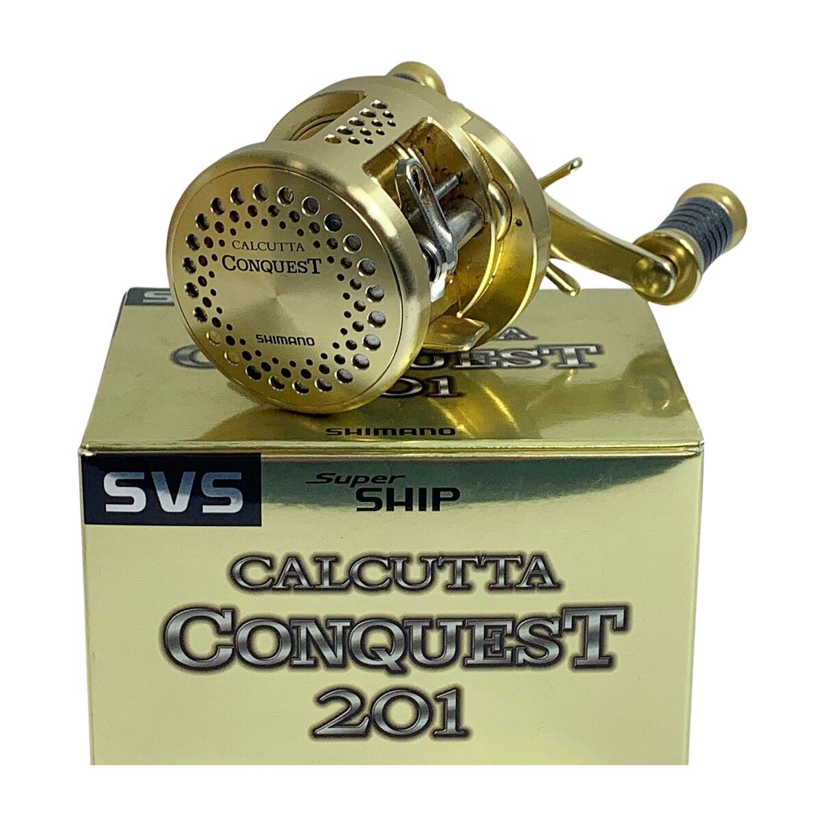 【美品】シマノ　カルカッタコンクエスト201 RH441 シマノ カルカッタ コンクエスト 201XG (リール) 価格比較