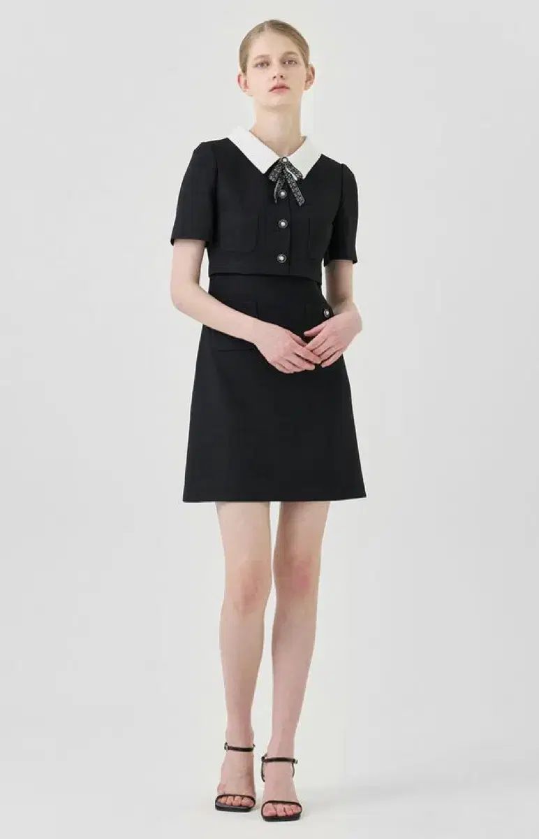 ケネスレディー ブラックワンピース 55