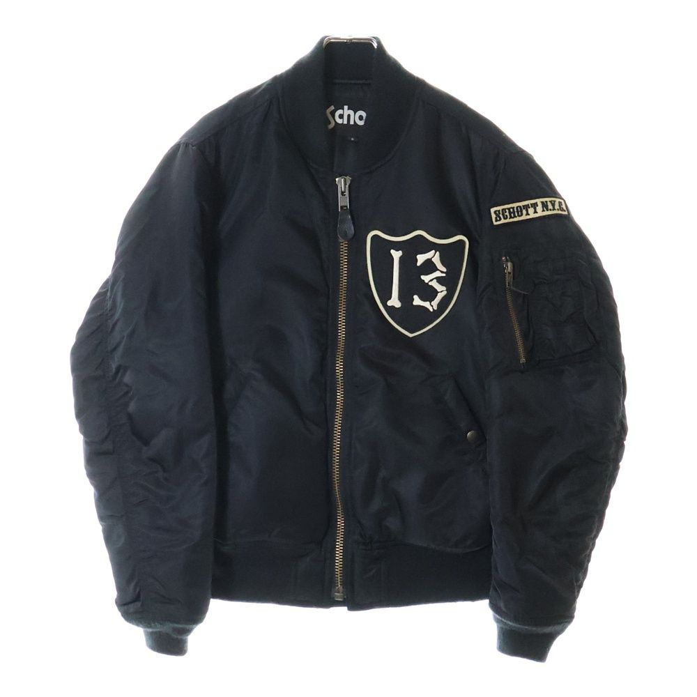 schott ショット フルデコ スタジャン ワッペン ブラック 牛革 楽天市場】Schott ショット SKOOKUM コラボスタジャン アウター