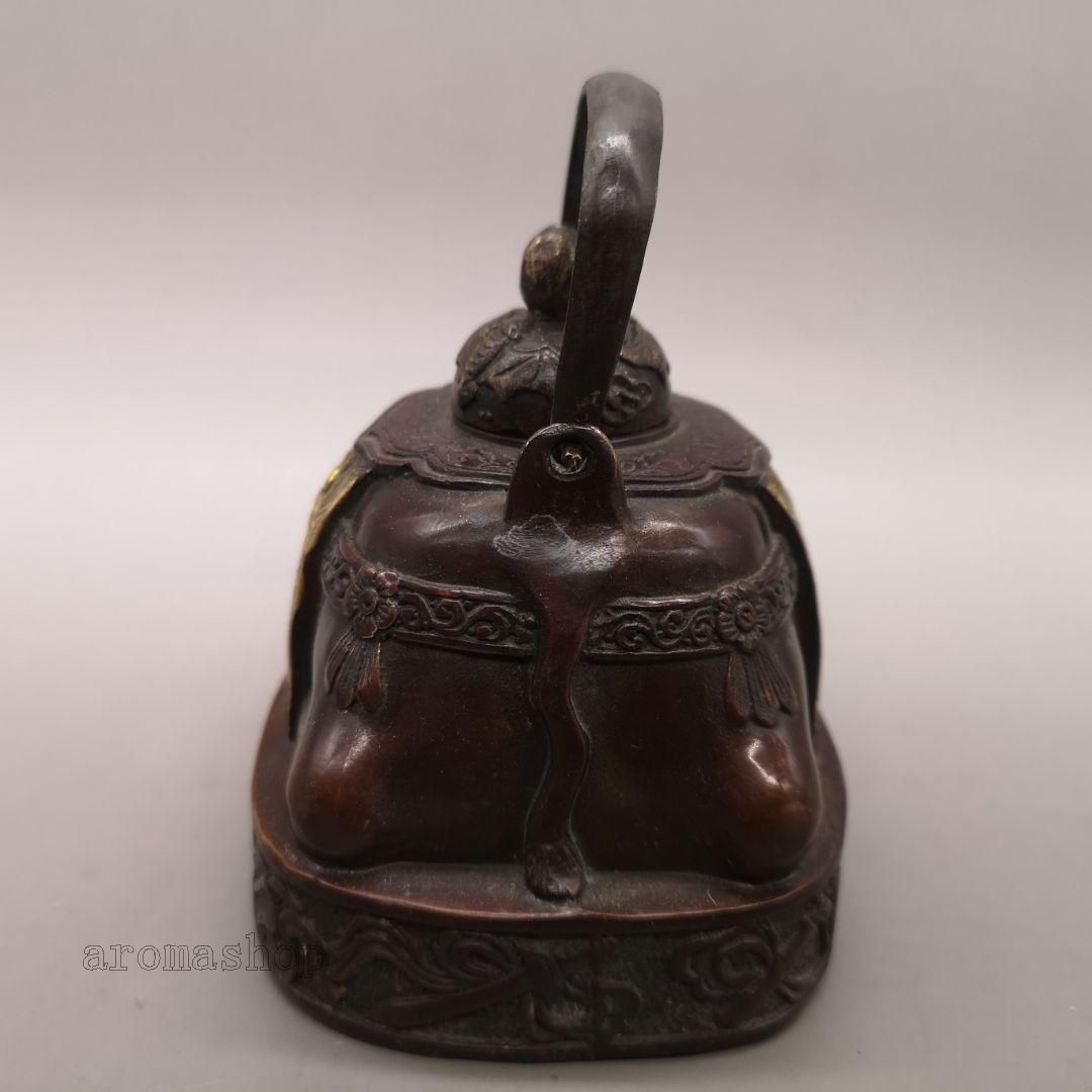 銅器 象壺 招財 吉祥 徳利 水筒 茶器 茶道具 装飾品 工芸品 置物 銅器 象壺 招財 吉祥 徳利 水筒 茶器 茶道具 装飾品 工芸品 置物
