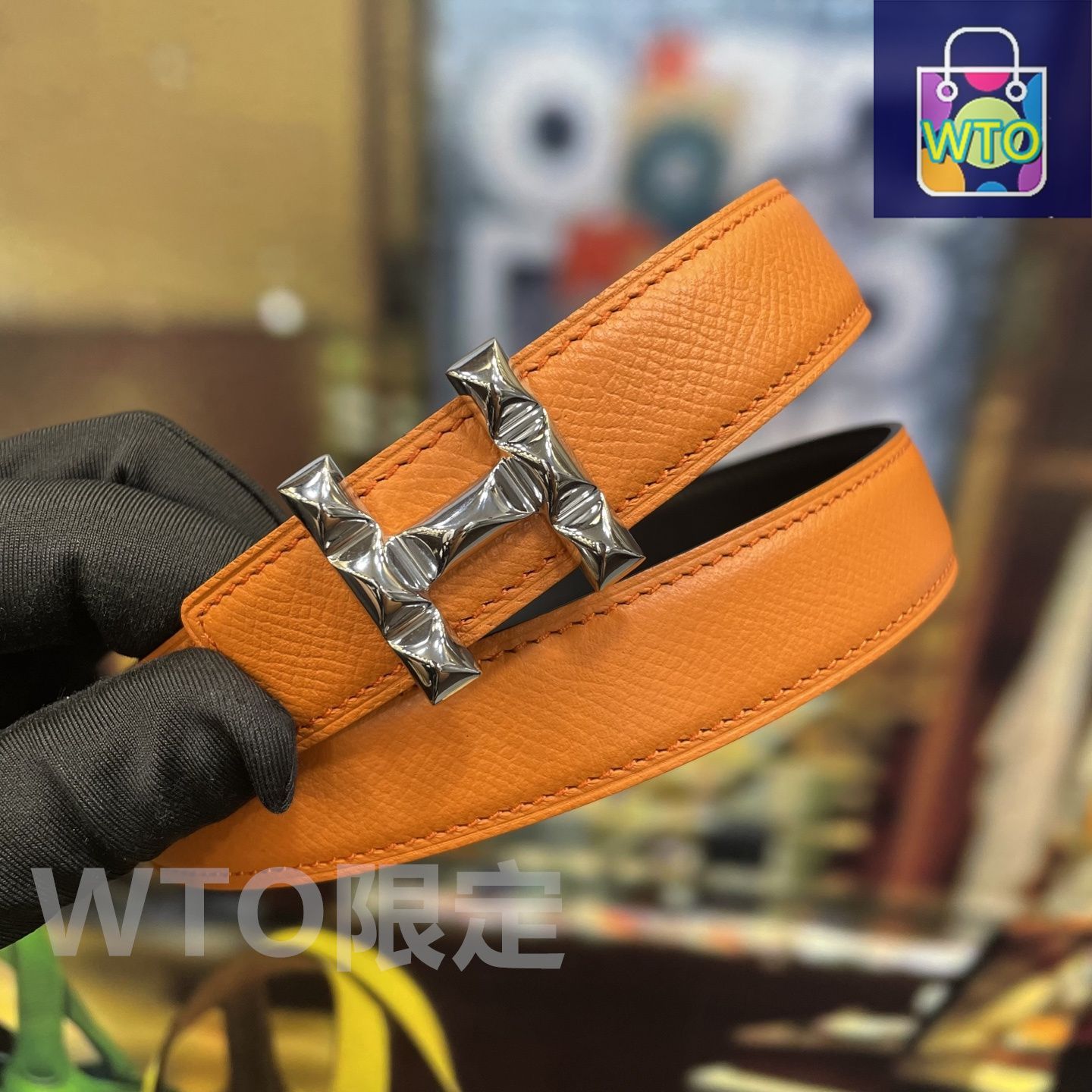 HERMES レザーベルト レザーベルト（キット） 38 - ブラック | Hermès - エルメス