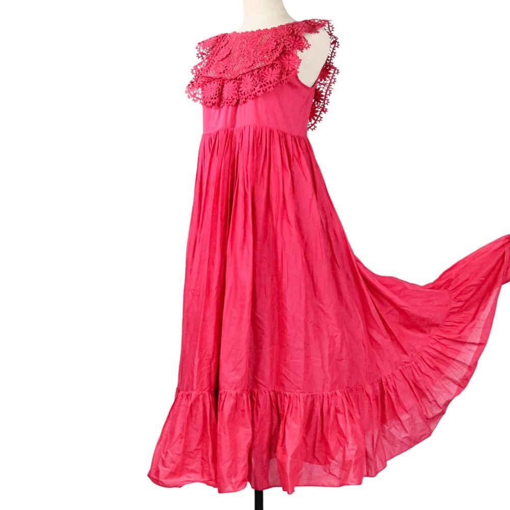 美品 20SS RED VALENTINO レッドヴァレンティノ レース ギャザー