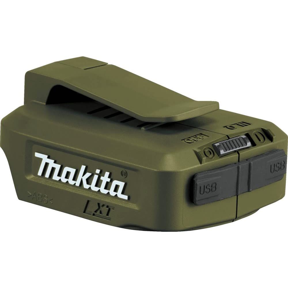 マキタ アウトドアアドベンチャー™ 18V LXT® コードレス電源 電源のみ USB ADADP05 [カモグリーン(Camo Green)]