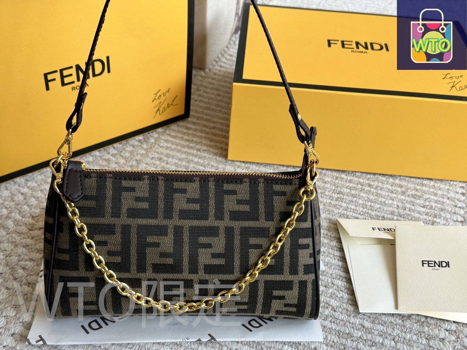 FENDIフェンディ　ヴィンテージワンピース　麻リネン FENDI/one-piece/柄/フェンディ/ワンピース | UTA5