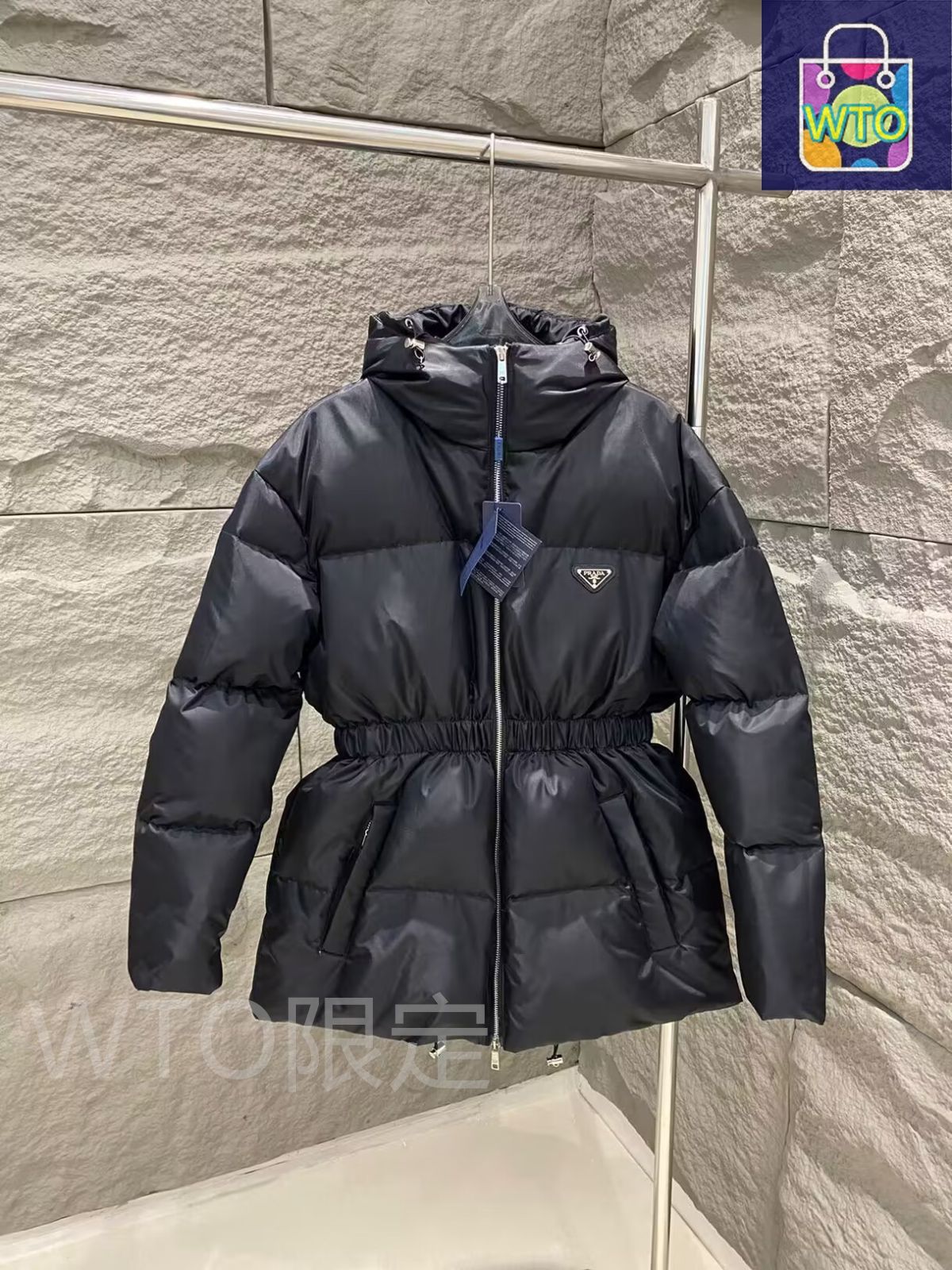 COACH ブラックダウンジャケット フード付き COACH OUTLET｜【公式】カラーブロック ダウン ジャケット | Rakuten