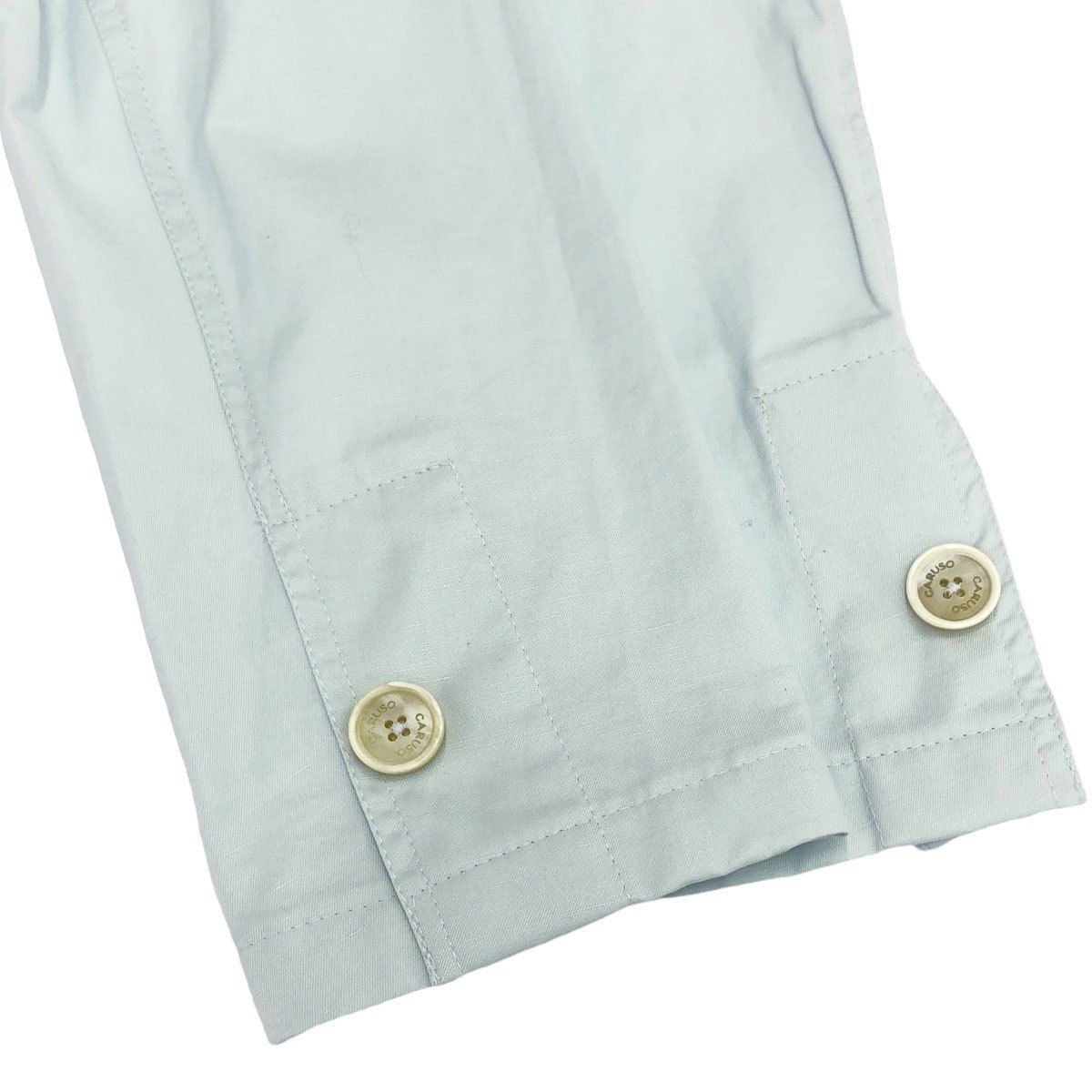 CARUSO / Elba/shirt jacket/テーラードジャケット/48/--/PNK/無地/MB01S37 CARUSO カルーゾ elba コットンリネンテーラードジャケット MB01S37