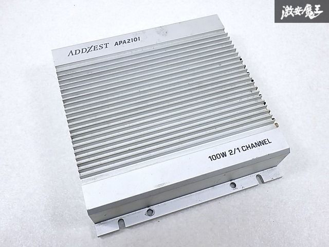 ADDZEST APA4160 APA2101 アンプセット クラリオン、ADDZESTシリーズの160Wパワーアンプなど
