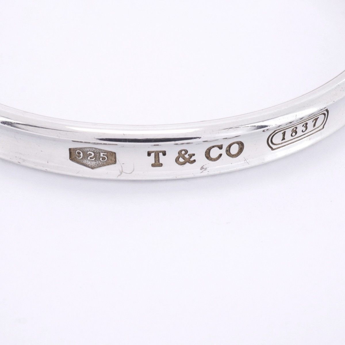 5jfb0346】ティファニー バングル ナロー シルバー925【中古